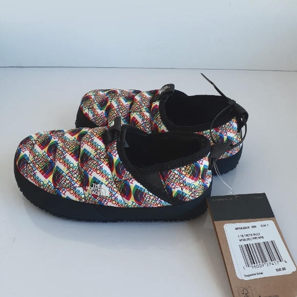 The North Face Youth 2 Boys Shoes Thermoball Traction Mules Slippers Multicolor - Picture 2 of 9